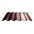Профнастил НС35 | цвет Шоколад 8017 | толщина металла 0,7 мм