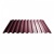 Профнастил С21 (0,45мм) | цвет Шоколад 8017 | длина листа 1000 мм