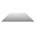 Профнастил C10 (0.7мм) | цвет Бело-алюминиевый 9006 | длина листа 3000