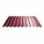Профнастил С21 (0,45мм) | цвет Рубин 3003 | длина листа 2,5 м