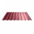 Профнастил МП20 (0.5мм) | цвет Рубин 3003 | длина листа 1800 мм