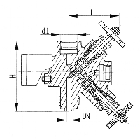 Клапан 521-35.1593-01 для манометра штуцерный сальниковый Ду 3 Py 200 