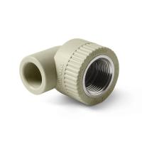 Угольник комбинированный ПП-ВР 32-3/4'' PN25, с внутр. резьбой, серый, Pro Aqua PA26016PG 