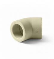 Угольник ПП 45гр. 20 PN25, серый, Pro Aqua PA13508PG 