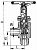 Клапан 521-35.3288-02 запорный штуцерный угловой для высоких давлений Ду 20 Ру 400 
