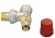Клапан радиаторный терморегулятора 2-трубн.система PN 10 RTR-N , угловой, никелированный , муфта-муфта, Ду 15, Danfoss 013G7013 