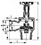 Клапан 521-03.443-06 запорный цапковый с присоединением под дюрит угловой Ду 80 Ру 6 