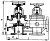 Коробка 526-35.345, ИПЛТ.491925.002 двухклапанная невозвратно-запорная фланцевая с мягким уплотнением запорного органа сальниковая Ду 80 Py 6 