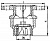 Клапан 522-03.166 невозвратно-приемный фланцевый с уплотнением запорного органа металл по металлу Ду 150 Ру 4 