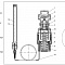 Клапан регулирующий VG, штуцер-штуцер, Ду 15, Danfoss 065B0774 