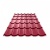 Металлочерепица Монтеррей | цвет Рубин 3003 | толщина металла 0,5 мм