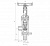 Клапан 521-24.035-2 невозвратно-запорный штуцерный угловой бессальниковый с приводом Ду 15 Ру 80 