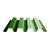 Профнастил Н75 | цвет Зеленая листва 6002 | толщина металла 0,7 мм