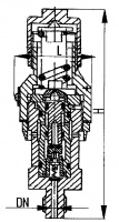 Клапан 524-35.2461-07 предохранительный штуцерный сигнальный Ду 15 Py 64 