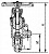 Клапан 525-35.2727 дроссельный штуцерный угловой сальниковый Ду 20 Py 63 