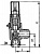 Клапан 525-35.704 дроссельный односедельный штуцерный угловой Ду 10 Py 10 