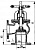 Кингстон ИПЛТ.491235.001 клапанного типа фланцевый сальниковый Ду 250 Py 25 
