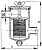 Фильтр 427-03.119-1 забортной воды, масла и топлива сетчатый с присоединением под дюрит проходной Ду 50 Py 4 