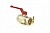 Кран шаровый латунный, со спускным элементом и заглушкой, BVR-D, муфта-муфта, Ду 32, Danfoss 065B8219 