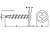 Саморезы с полусферической головкой с пресс-шайбой, крестообразным щлицем Phillips 2, наконечник - сверло, RAL 9003 белый сигнальный (КНР) 