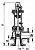 Клапан 524-03.226-02 предохранительный фланцевый угловой с принудительным подрывом Ду 32 Py 6 