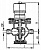 Клапан 525-35.1265 редукционный штуцерный проходной двухседельный Ду 20 Py 40 