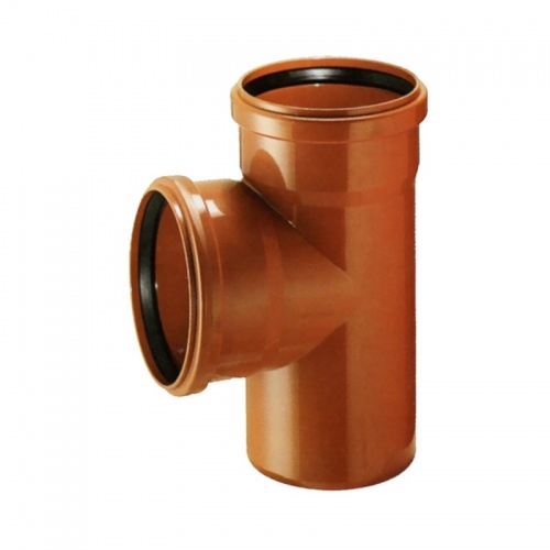 Тройник ПВХ (поливинилхлорид) д/наружной канализациии 90гр. Дн 250-250 