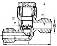 Клапан 522-35.995 невозвратный штуцерный проходной Ду 15 Py 25 