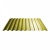Профнастил С21 (0,7мм) | цвет Цинково-желтый 1018 | длина листа 1000