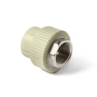 Муфта комбинированная ПП-ВР 50-1 1/2'' PN25, под ключ, с внутр. резьбой, серая, Pro Aqua PA22522PG 