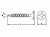Саморезы с потайной головкой, крестообразным шлицем Phillips 2, острым наконечником, частая резьба, оксидированные (КНР) 