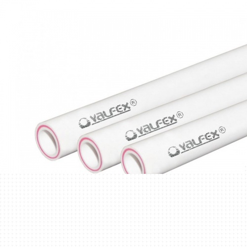 Труба ПП 90 х12,3 SDR7,4 PN20, армированная стекловолокном, белая, Valfex 