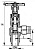 Клапан 521-03.485 запорный штуцерный угловой специальный Ду 32 Ру 250 
