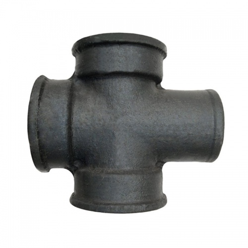 Крестовина ЧК(чугунная канализация) прямая 90гр. Ду 50- 50- 50, Кронтиф 