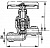 Клапан 521-35.601 запорный штуцерный проходной Ду 32 Ру 100 